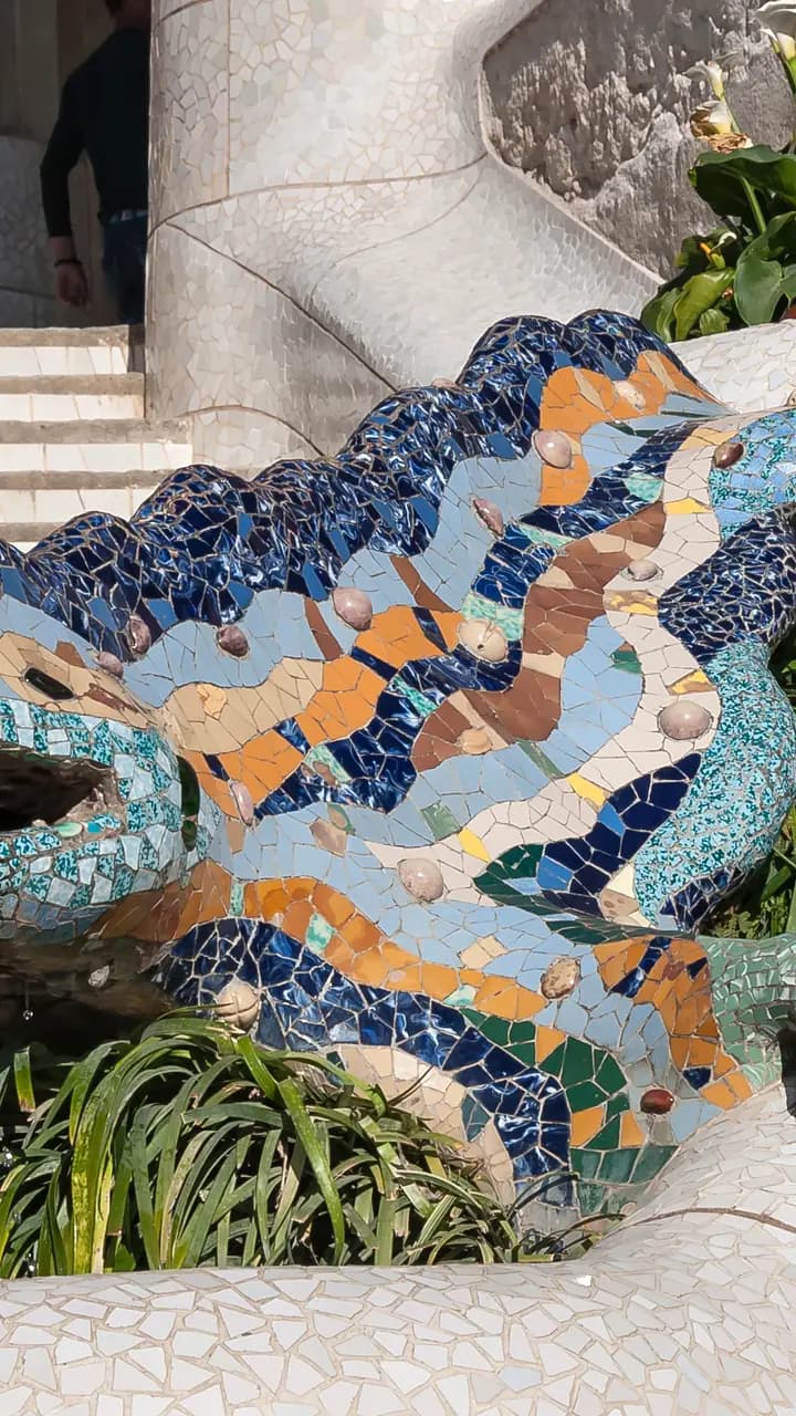 Barcelona Parc Güell el drac