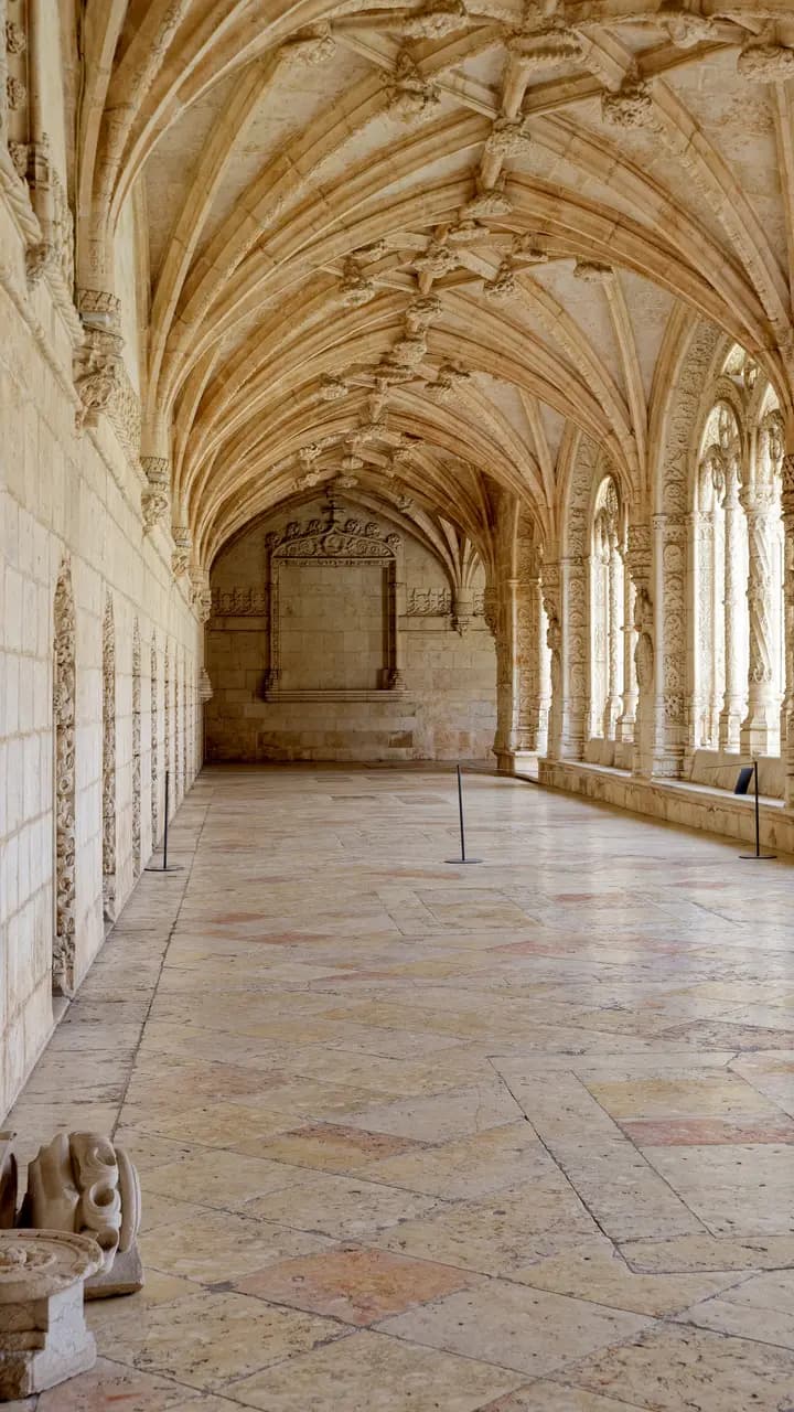 Cloister of the Jerónimos Monastery in Belém, Lisbon, 20250604 1313 9204