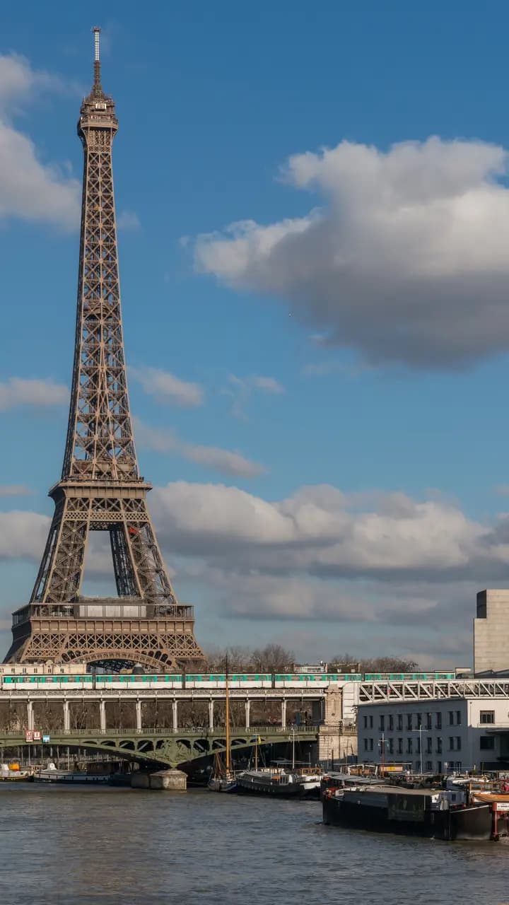 Tour Eiffel and Pont de Bir-Hakeim as seen from Ile aux Cygnes 140203 7
