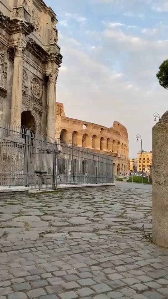 Colosseum and the Arch of Constantine