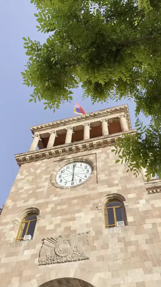 Yerevan clock tower